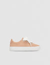 Sneakers with gromets details
